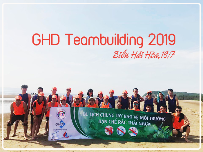Teambuilding đáng nhớ của GHD tại biển Hải Hòa 2019