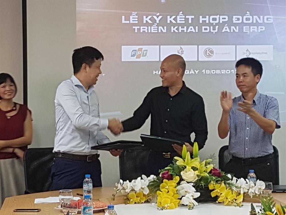 Ký kết Hợp đồng Hợp tác với K&G Việt nam